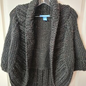 Aphorism Black Chunky Knit Sweater